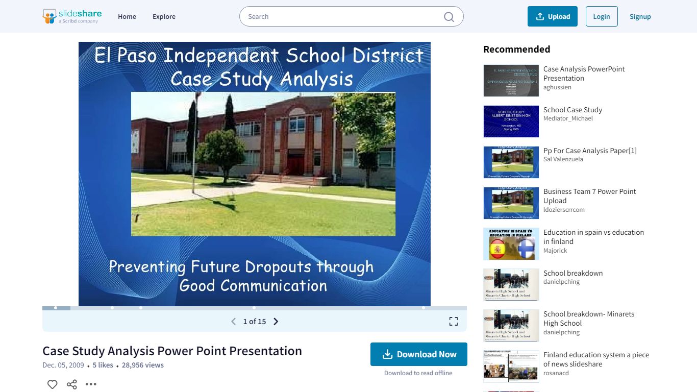 Case Study Analysis Power Point Presentation - SlideShare